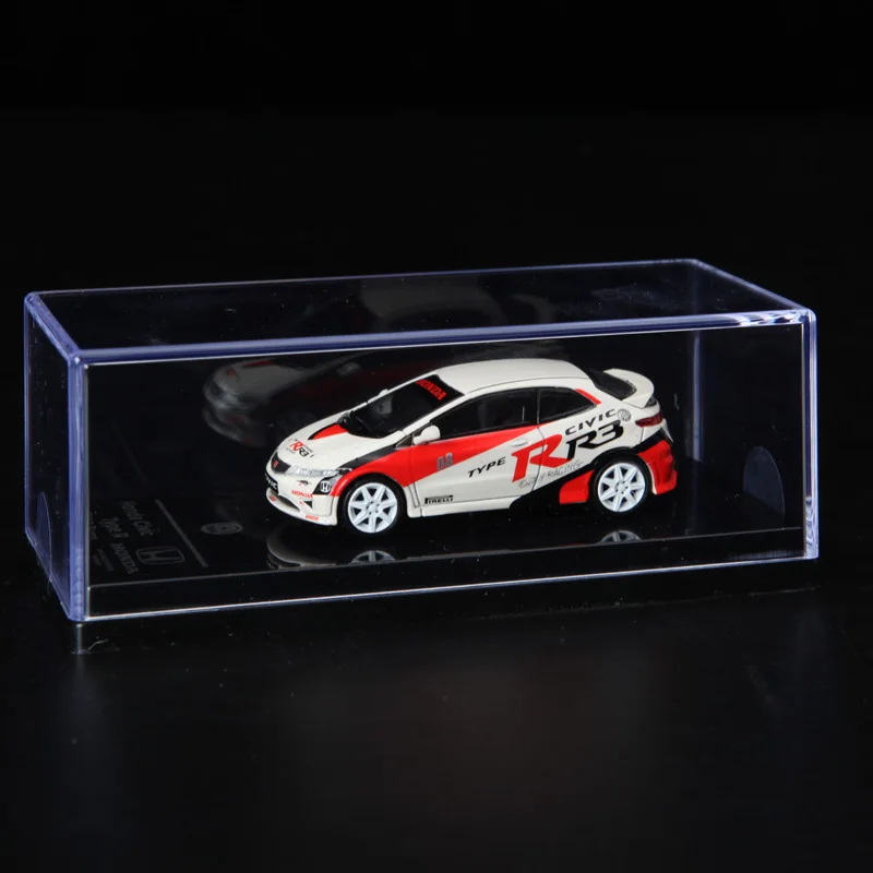 Diecast 1/64 Size Honda Civic Model Car Civic FN2 Type R 2007 Alloy Car Model Collection Display Hobby Original Box