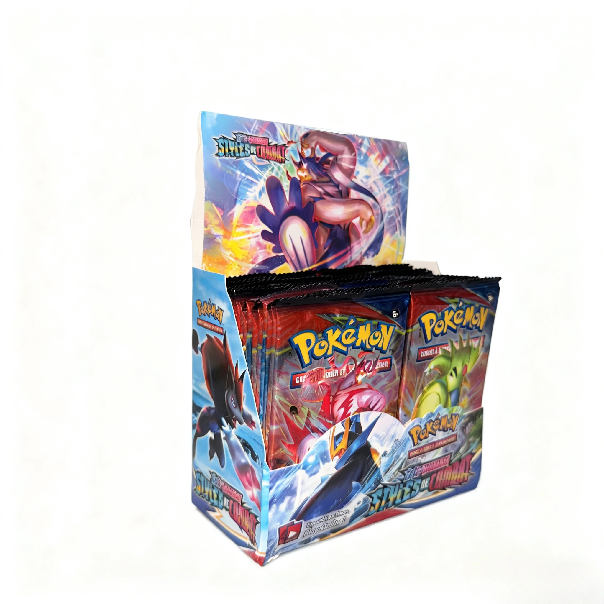 Brilliant debut! French version of Pok é mon 'Battle Style' series featured card display