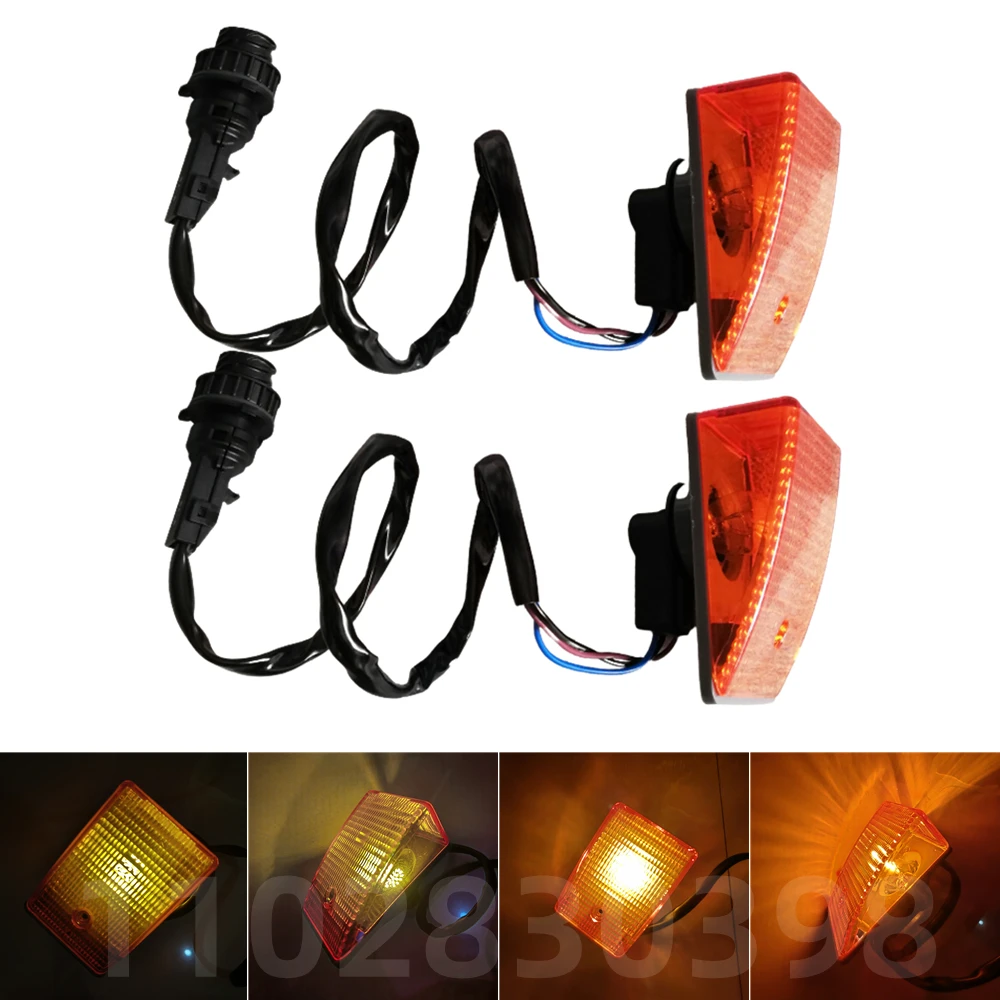 2Pcs 24V LED Cab Corner Lights For Mercedes Benz Actros MP1 MP2 MP3 MB V8 V6 1841 2641 2555 3255 3341 Truck Accessories