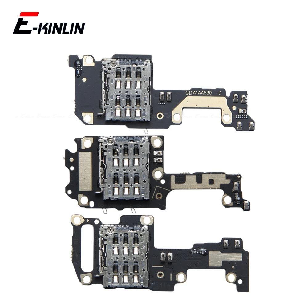 

Sim Card Socket Holder Slot Tray Reader Container Connector Board Microphone Flex Cable For OnePlus 10 Pro 10R 10T 11 11R 12