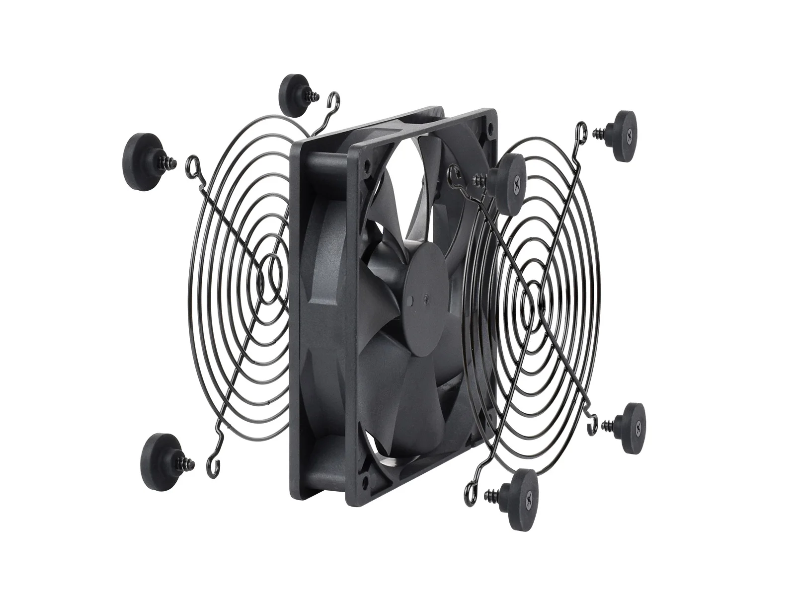 USB 5V 120mm Quiet Cooling Fan, 3-Speed Adjustable, PWM Control, High Airflow, Anti-Vibration Design, Compatible With Multiple D