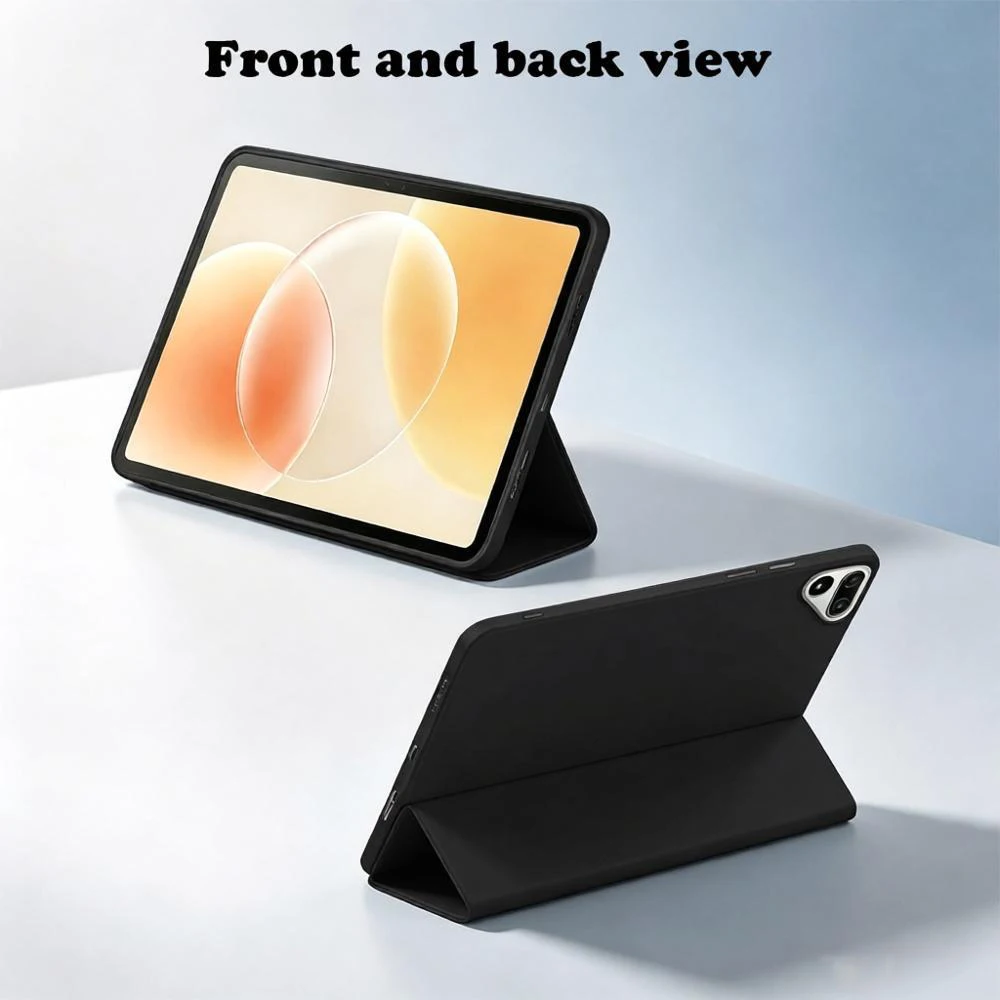 Case for Tecno MegaPad SE 2 9.7 inch 2026 tablet case cover， Triple fold, TPU soft shell flat cover