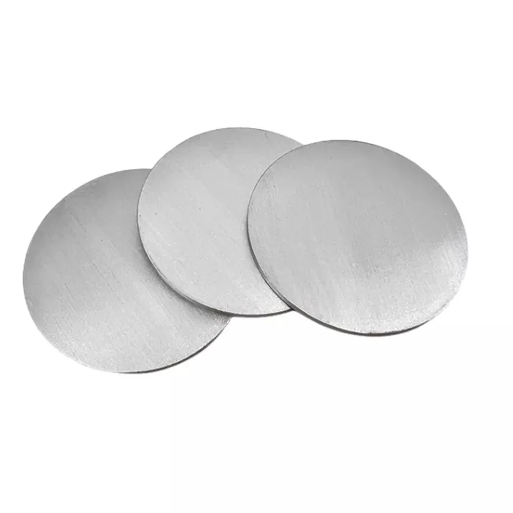 304 Stainless Steel Disc Plate Dia 34/70/80mm Circular Solid Flat-Plate Round Disk Sheet Waterproof And Rust Proof Thick 1.5-5mm