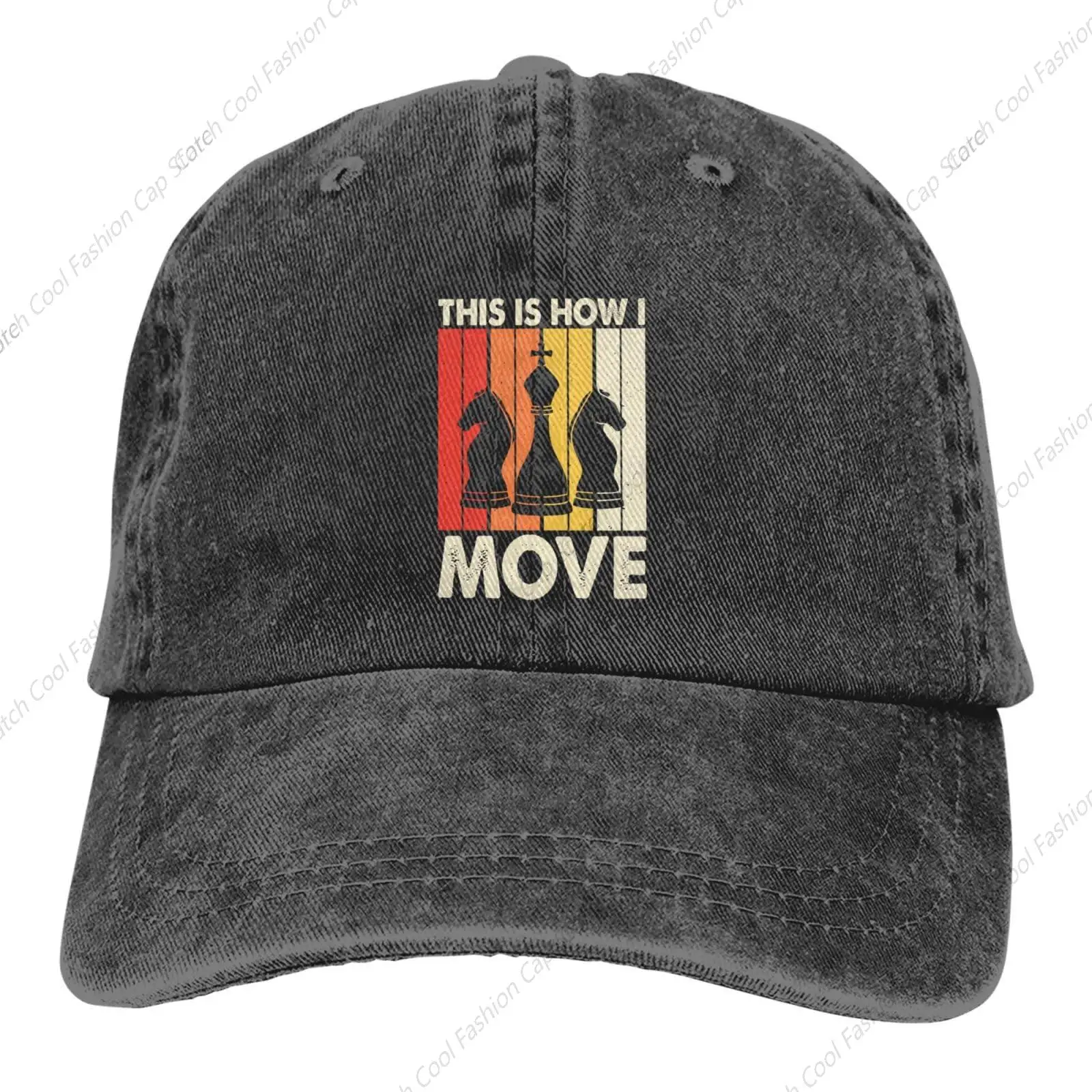 Chess Player This is How I Move Baseball Cap Golf Dad Hat Adjustable Original Classic Cotton for Men Women Sports