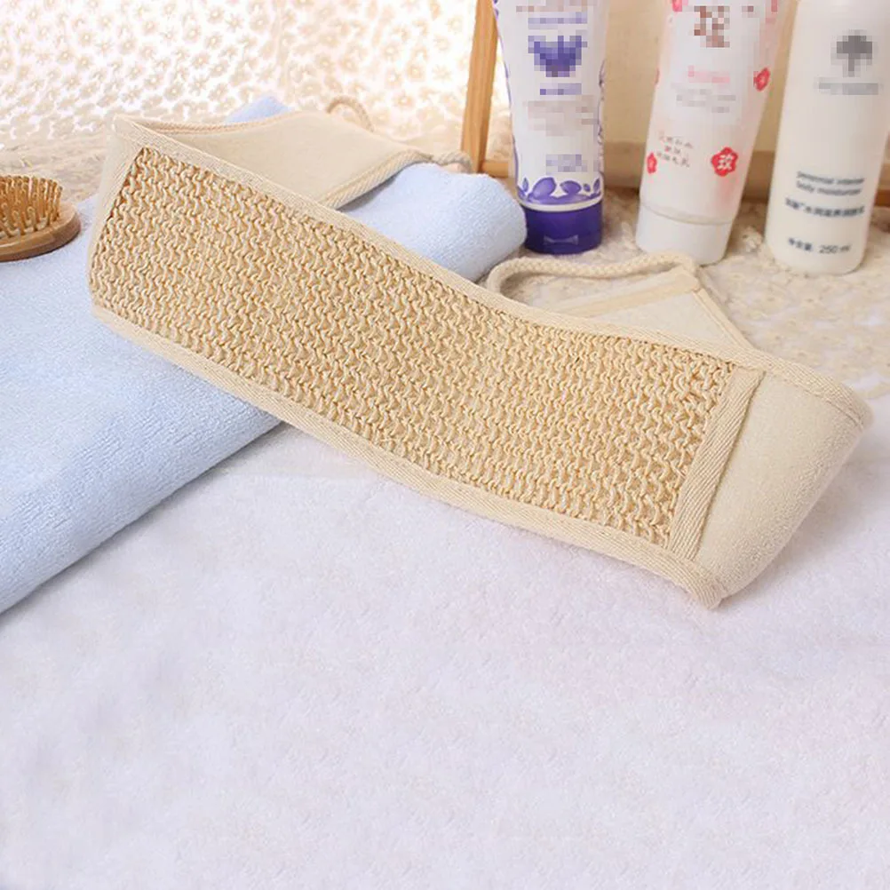 

Полотенце для протирания спины, материал премиум-класса, длинный ремешок, моющийся скребок для душа, скраб для тела, скраб для спины, средство для удаления омертвевшей кожи, удобная чистка