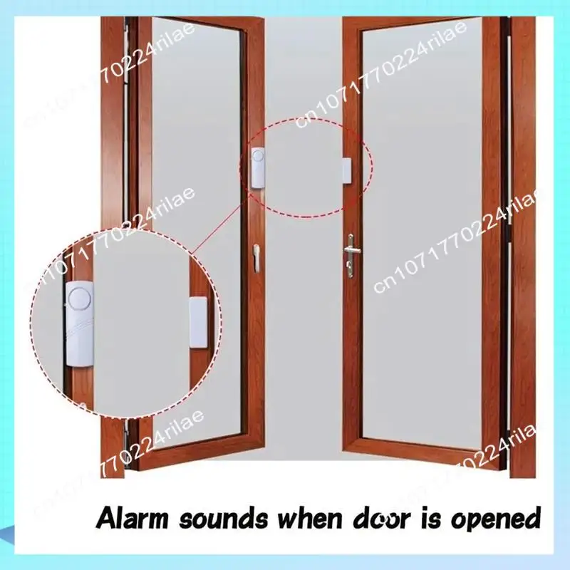 

A17Z дверная магнитная сигнализация, домашний противоугонный датчик открытия двери, 10 шт., беспроводная противоугонная сигнализация для дверей и окон