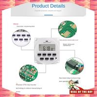 24-Hour Delivery 1 PCS Sinotimer Tm618n-2 Lcd Digital Programmable Timer Switch 220V Ac 7 Days With Relay Inside And Countdown T