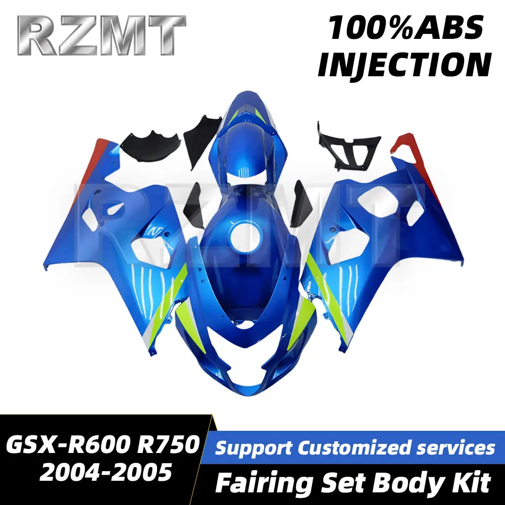 Voor Suzuki GSX-R600 R750 04-05 K4 K5 Kuip Motorfiets Set Plastic Guard Plaat Body Kit Decoratie Accessoires Injectie shell