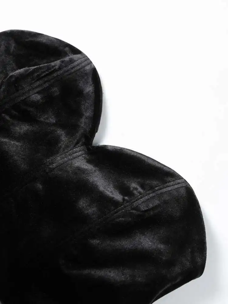 Eleganckie Veet Patchwork Tank damskie bez ramiączek bez rękawów Backless wzburzyć brzegi damskie zbiorniki 2025 wczesna wiosna modna dama topy