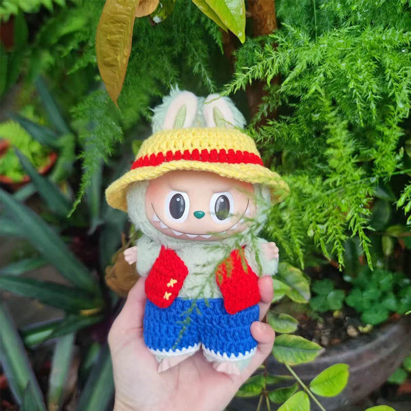 สำหรับ 15-17 ซม.ลาบูบูชุดตุ๊กตาดีไซเนอร์ลัฟฟ์ลาบูบูเสื้อผ้าตุ๊กตาอะนิเมะของเล่นตุ๊กตาเสื้อผ้าลาบูบูเสื้อผ้าตุ๊กตาอุปกรณ์เสริมสาว