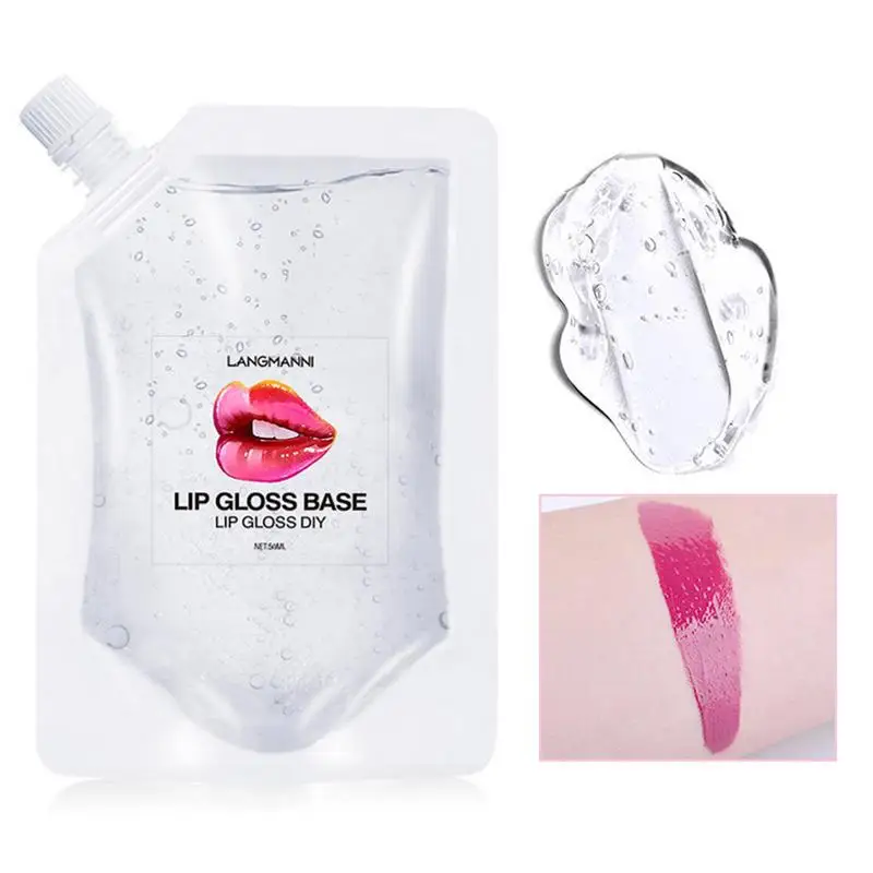 Base transparente pour rouge à lèvres, 50ml, anti-adhésif, hydratant, kit exécutif, liquide, fait à la main, maquillage