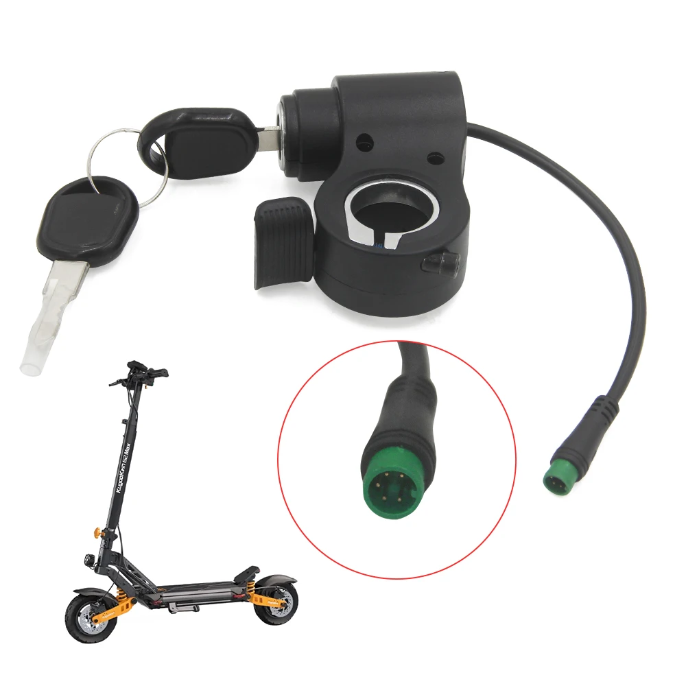 Image of Elektrische Roller Drossel Accerrator Schalter Ersatzteile Elektrische Schloss mit Schlüssel Drossel Geschwindigkeit Für Kukirin G2 Pro /G2 Max