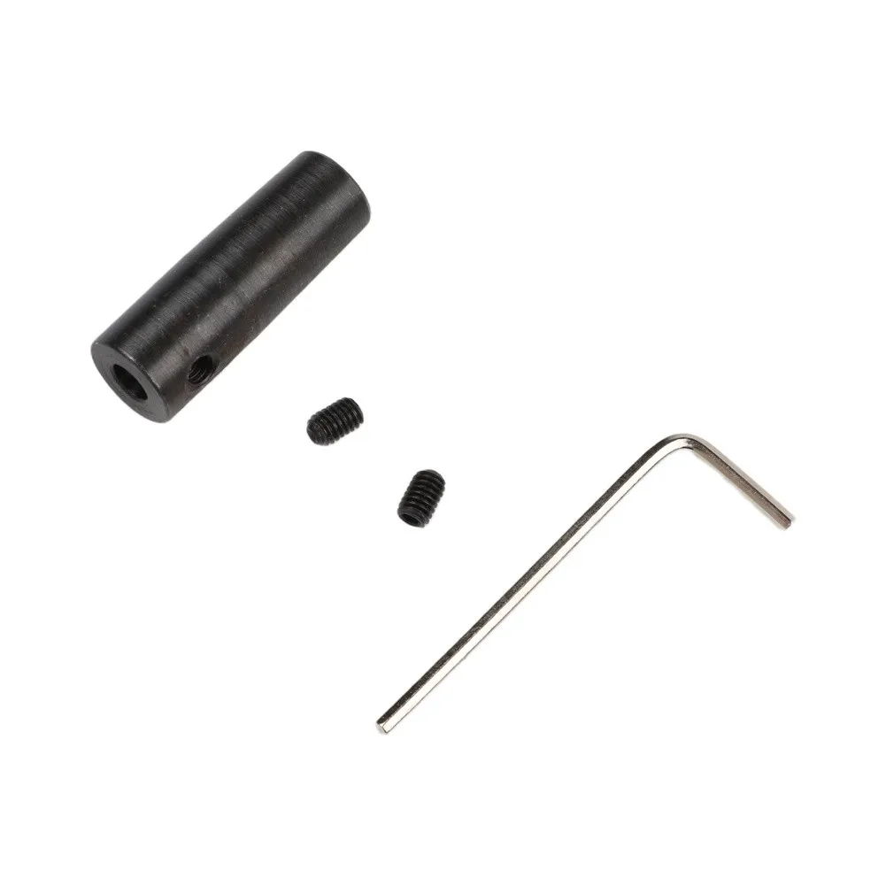 Drill Chuck Mounting Sleeve B12 with Set Screw Locking for Motor Shaft 5/6/8/10/11mm Quenched Steel Milling Tool