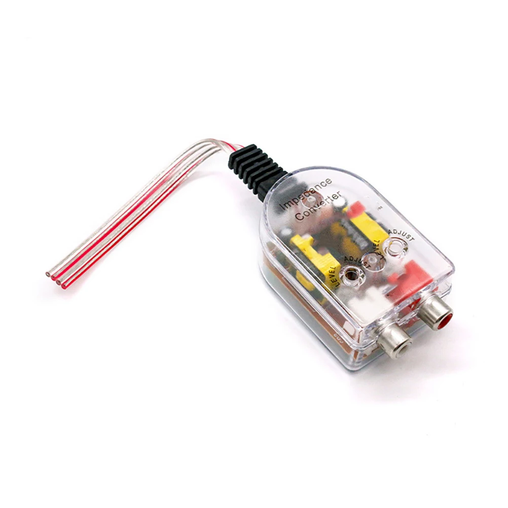 

2 Pcs Speaker Cable to Audio Port Car Sound Adapter Converter Frequency Radio Devices Transferring