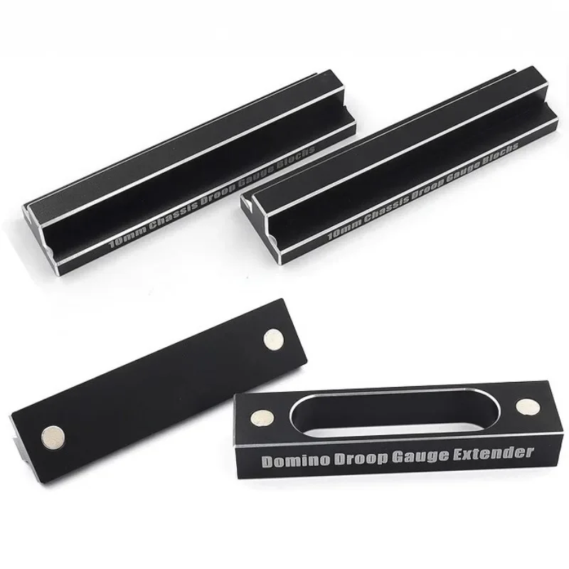

10mm Aluminum Alloy Chassis Droop Block - Precision Measuring and Tuning Tool for 1/10 & 1/8 RC Touring Cars