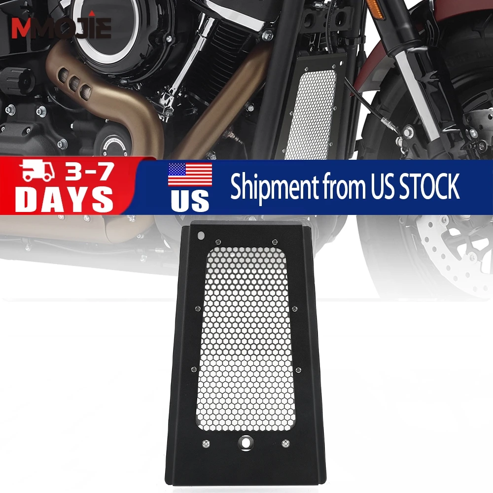 

Oil Cooler Radiator Guard Cover FOR SOFTAIL SPORT GLIDE FAT BOY Fat BOB BREAKOUT LOW RIDER FXBB FLSB FXBR 2018 - 2023 2022 2024