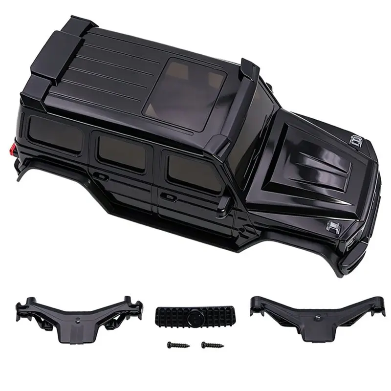 ABUM-Spare Tire Mount Light Bucket Mount Body Shell For 1/30 AXIAL SCX30 RC Crawler DIY Upgrade Parts Black