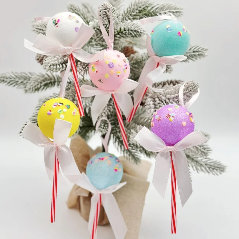 

Christmas balls, Christmas decorations, candies, donuts, ice cream, Christmas hearts, sequins, lollipops, macarons