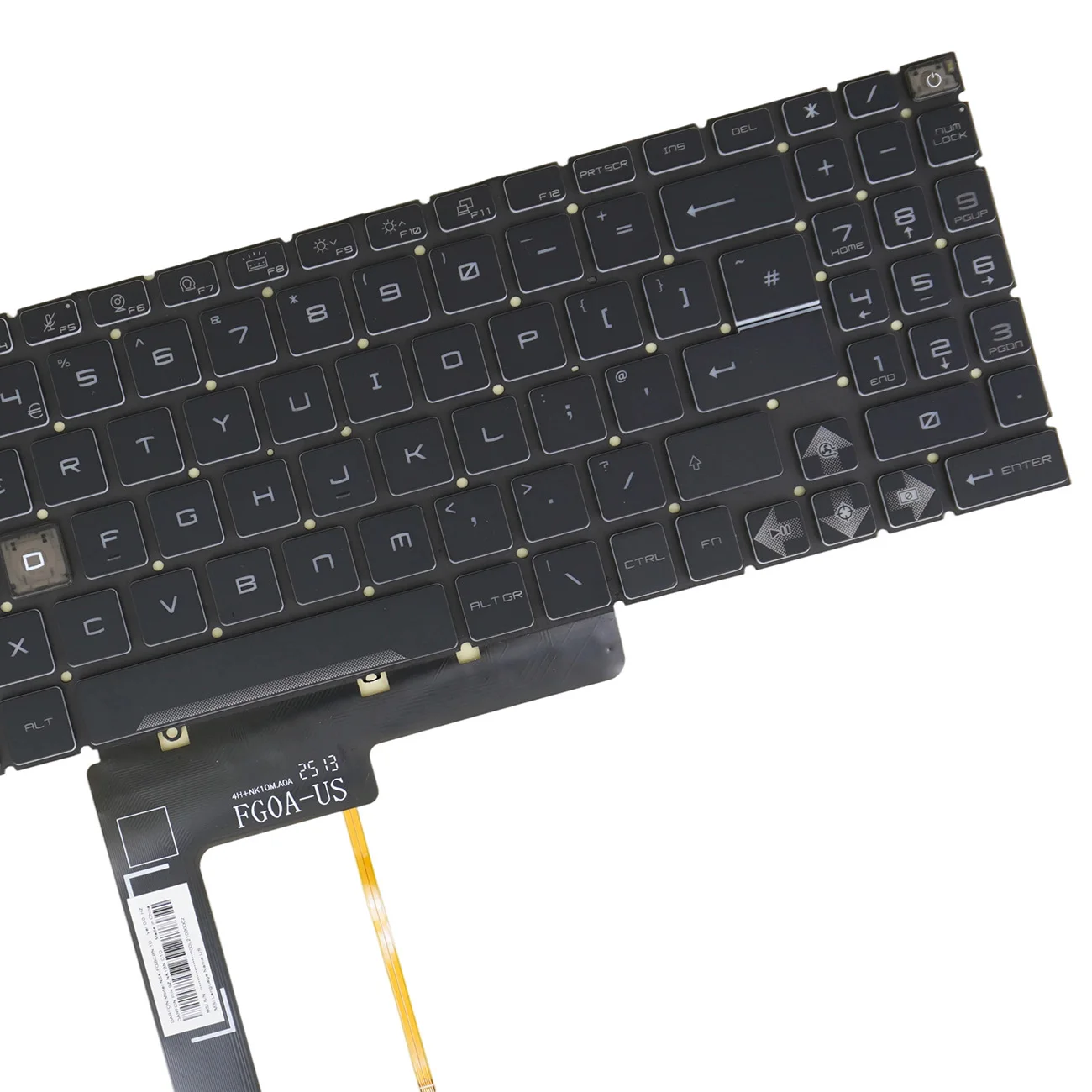 ICE Blue Backlit eplacement laptop Keyboard For MSI Cyborg 15 A13VE / A13VF / A13VEK / A13VFK / A2R / A2RVE / A2RUDX UK GB
