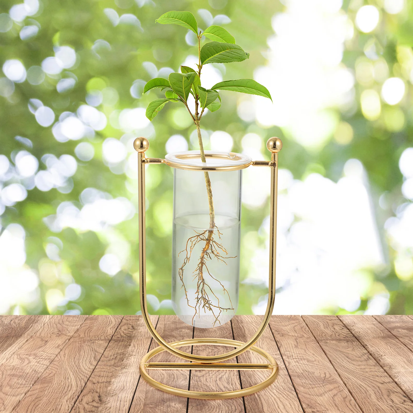 

Wrought Iron Ornament Flower Stand Arrangement Decoration Office Vase Vases Desktop Nordic Style Table