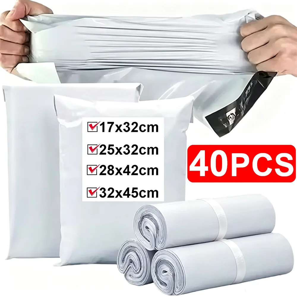 10-40Pack Business Poly Mailers Self Adhesive Shipping Envelopes Tear-Proof Waterproof Poly Bags for Packaging Mailing Bags