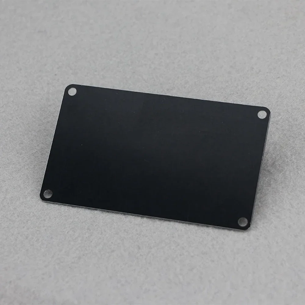 3 قطعة أسود أزرق أحمر وسادة الطباعة بأكسيد الألومنيوم ورقة ألواح الصلب معالجة مخصصة مرآة فارغة النقش بالليزر بمناسبة