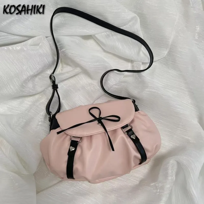 

Y2k Aesthetic Bags for Women 2025 Fashion Casual Elegant Chic Sweet Crossbody Bag Trendy All Match Office Lady Shoulder Handbags