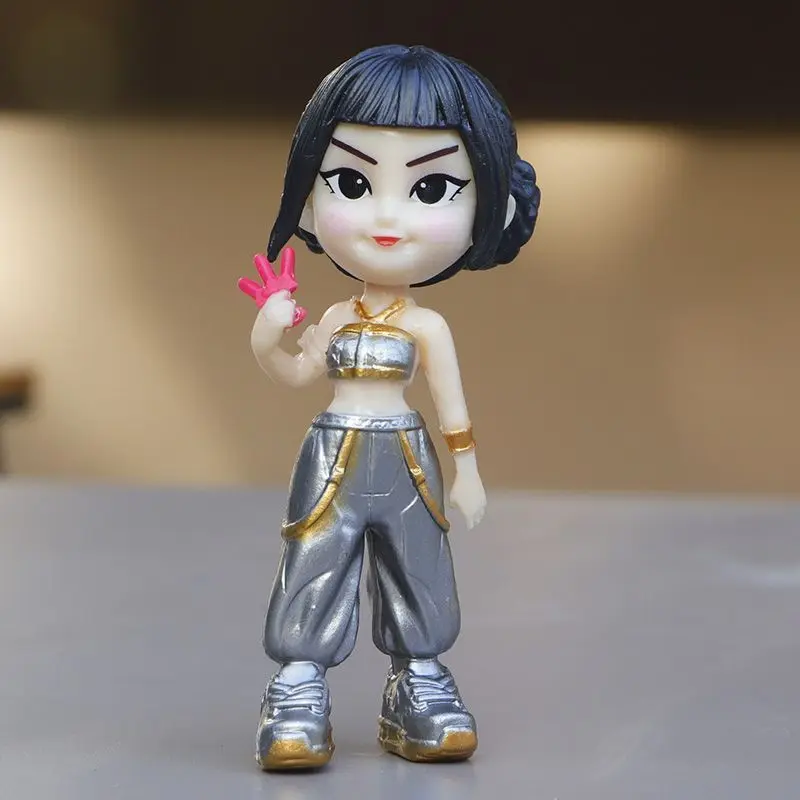 6 Demon Hunting Witch Girl Team Figurine Doll Models Desktop Decorations Toys Collection Gift for Giving view 6