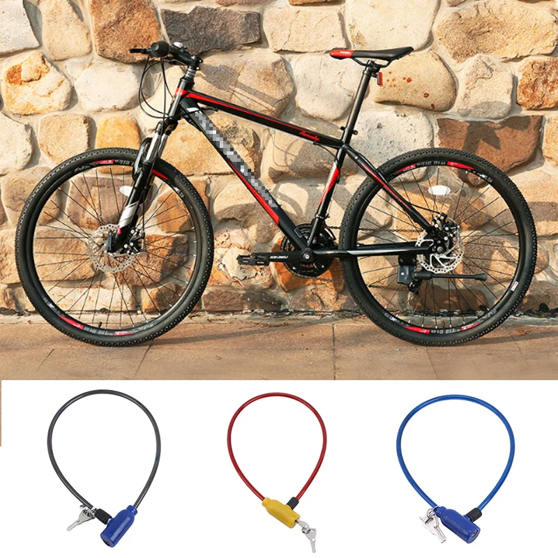 Mehrzweck-Fahrradschloss, exquisites Stahlkabelschloss, Outdoor-Fahrrad, Diebstahlsicherung, Mountainbike-Drahtschloss, Zubehör, Sicherheit
