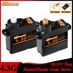 DSpower 4.3g Plastic/Metal Gear Digital Coreless Mini Servo for 1/24 RC Plane Helicopter 1/24 WLtoys A959 A969 SCX24 Trx4m Trx6