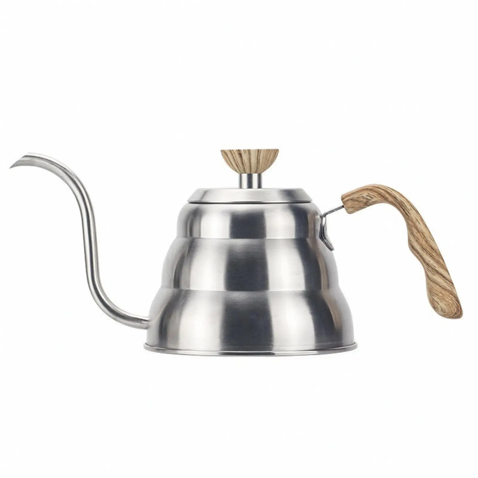 Portable Camping Coffee Kettle 304 Stainless Gooseneck Pour over Teapot Outdoor Water Boiler Kettle for Travel Stove Use