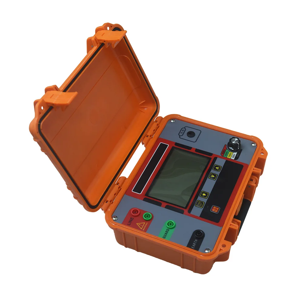 Digital Insulation Resistance Tester 10kV Megameter Test DC AC 1TΩ Megohmmeter High Voltage Short Circuit Input 110V-240V Meter