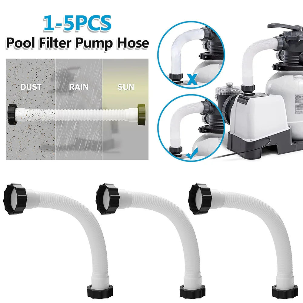 

1-5 шт. 11535 шланг для насоса с песчаным фильтром для бассейна, 16-дюймовый сменный шланг для фильтрующих насосов Intex, системы морской воды, аксессуары для бассейна