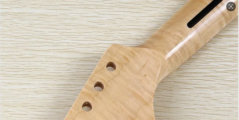 21 tasti modello tigre luce naturale manico per chitarra elettrica assemblaggio accessori per chitarra elettrica fai-da-te