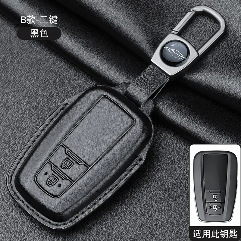 Funda de llave de coche, carcasa de Zinc para Toyota Prius, Camry, Corolla, C-HR, CHR, RAV4, Prado, Izoa, Levin, Avalon, 2018, 2019, 2020