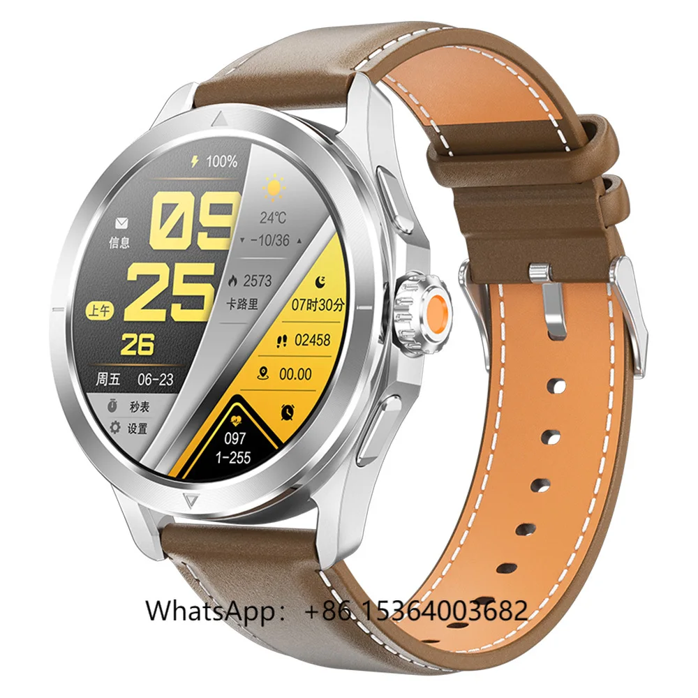 

TJXL-2025 S4 Ultra Smartwatch BT Call 1.53inch Round Screen GPS Motion Trajectory Compass Outdoor Sports Relojes Smart Watch for
