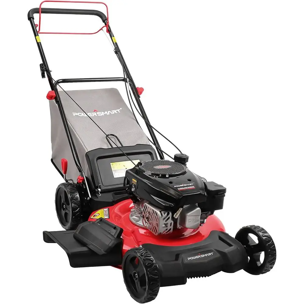 21-Inch l Propelled Gas Lawn Mower, 170cc OHV Engine, Rear-Wheel Drive, Steel Deck, 3-in-1 Walk-ehind Mower