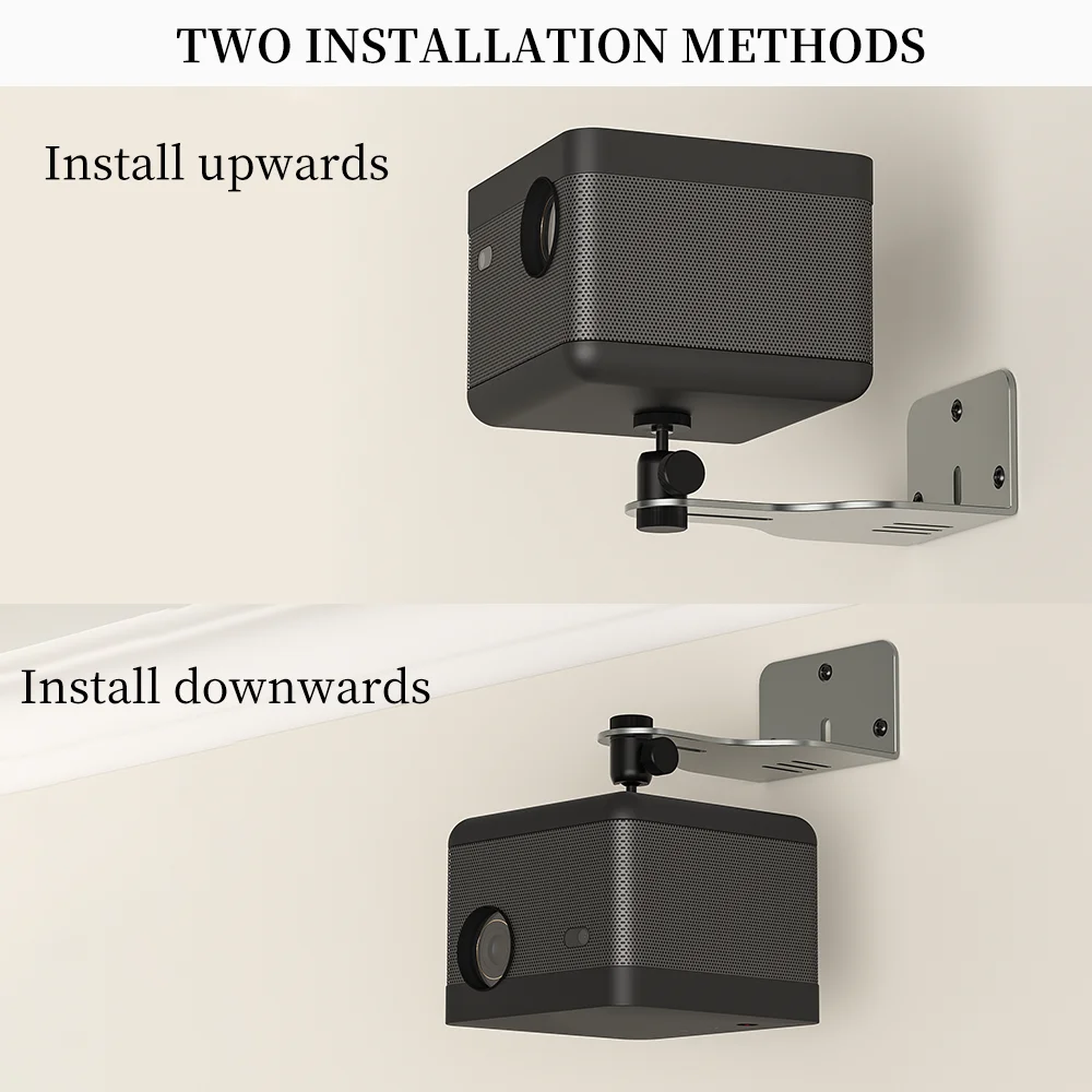 Projector Stand Adjustable Universal Projector Wall Mount Support Ceiling Mount Holder for Home and Office Projector Bracket