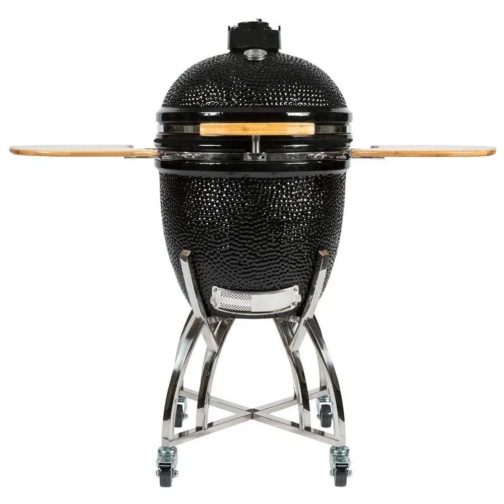 【Popular】Outdoor Kitchen Ceramic Smoker 21Inch 22inch Outdoor Grill BBQ Baking Grill  Kamado
