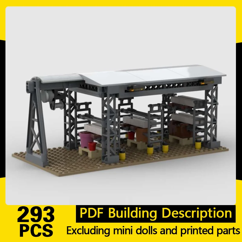 

City Street View Model MOC Building Bricks Stangenlager Freilager Modular Technology Gifts Holiday Assemble Children Toys Suit