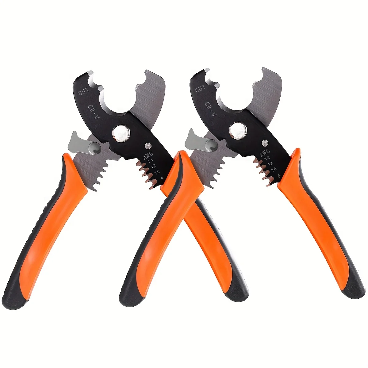 

Multifunctional Wire Stripper and Cutter, CR-V Steel Electric Cable Stripping Pliers, Professional Hand Tool for Electrical Repa