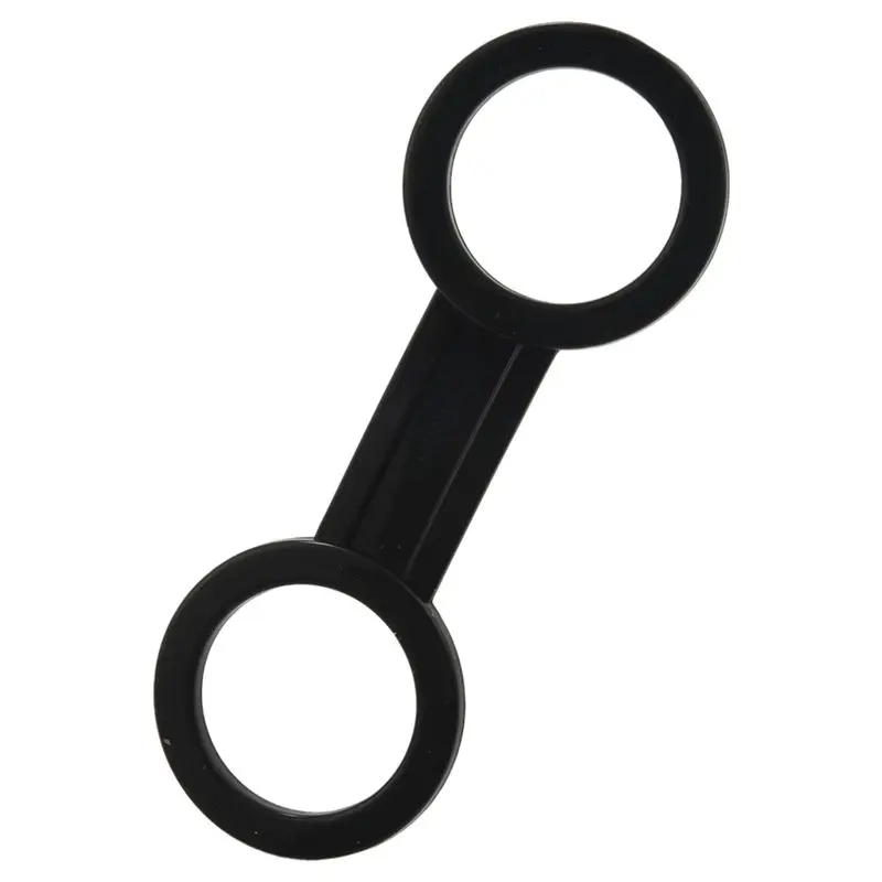 160X Scuba Diving Dive Snorkeling Silicone Snorkel Mask Strap Keeper Holder Clips Retainer Attachment Gear Spare Black