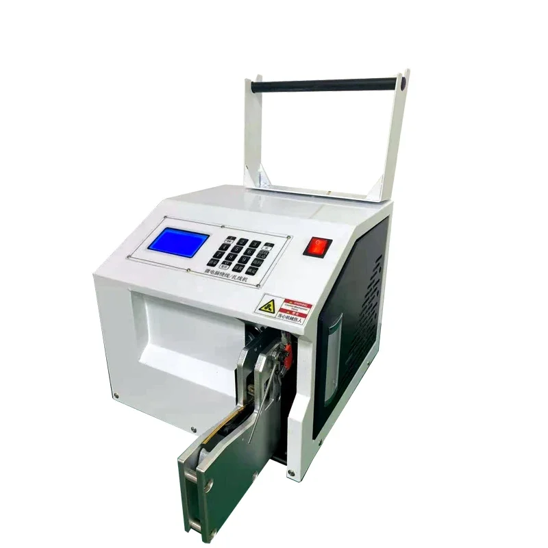 Full-automatic core-spun iron wire golden ribbon binding machine binding machine packaging machine bread plastic bag sealing