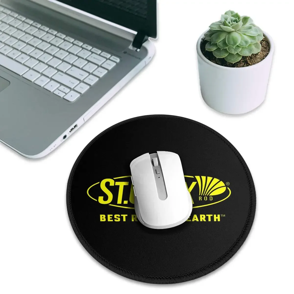 Life Love St Croix Merch Round Mouse Pad Computer Keyboard Mouse Mat Gaming Laptop Desk Mat Office Accessories Table Mats