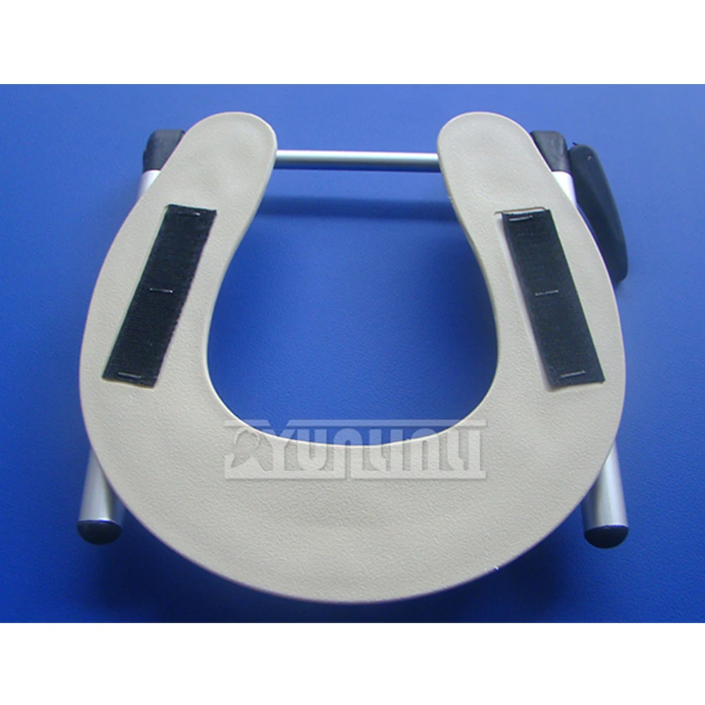 

180 Degree Adjustable Aluminum Alloy U Shaped Headrest Pillow Holder For Tattoo SPA Beauty Massage Bed Table Sofa