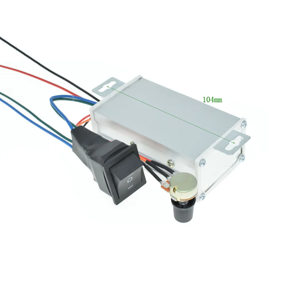 DC9-60V 1200W 20A DC Motor Speed Controller Forward/Reverse High Power PWM Control Switch Motor Speed Regulator Control Governer
