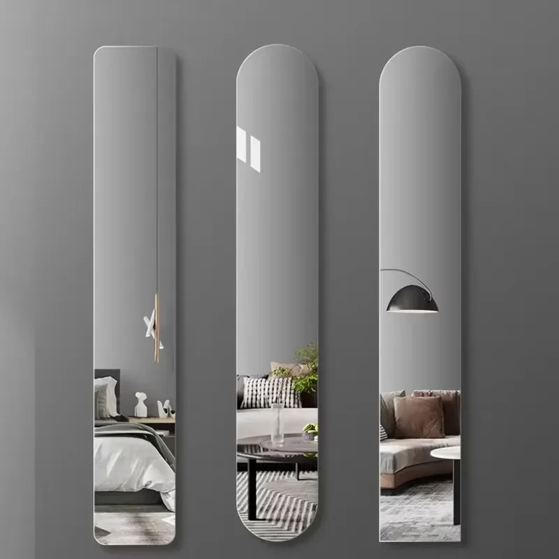 for Frameless Wall Mounted Tempered Glass Mirror Various Shapes High Quality Modern Design Home Decor Bathroom Vanity