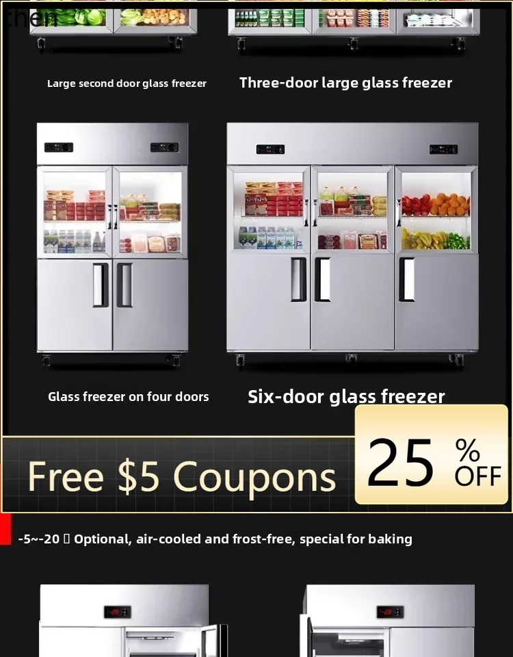 

Холодильный шкаф P23 с двумя дверями, трехдверный, вертикальный, для коммерческого использования, для фруктов и напитков.