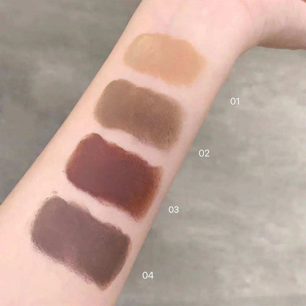 Cappuvini Creme natural para tingir sobrancelhas, à prova d'água e não é fácil de borrar, cosméticos para sobrancelhas de longa duração