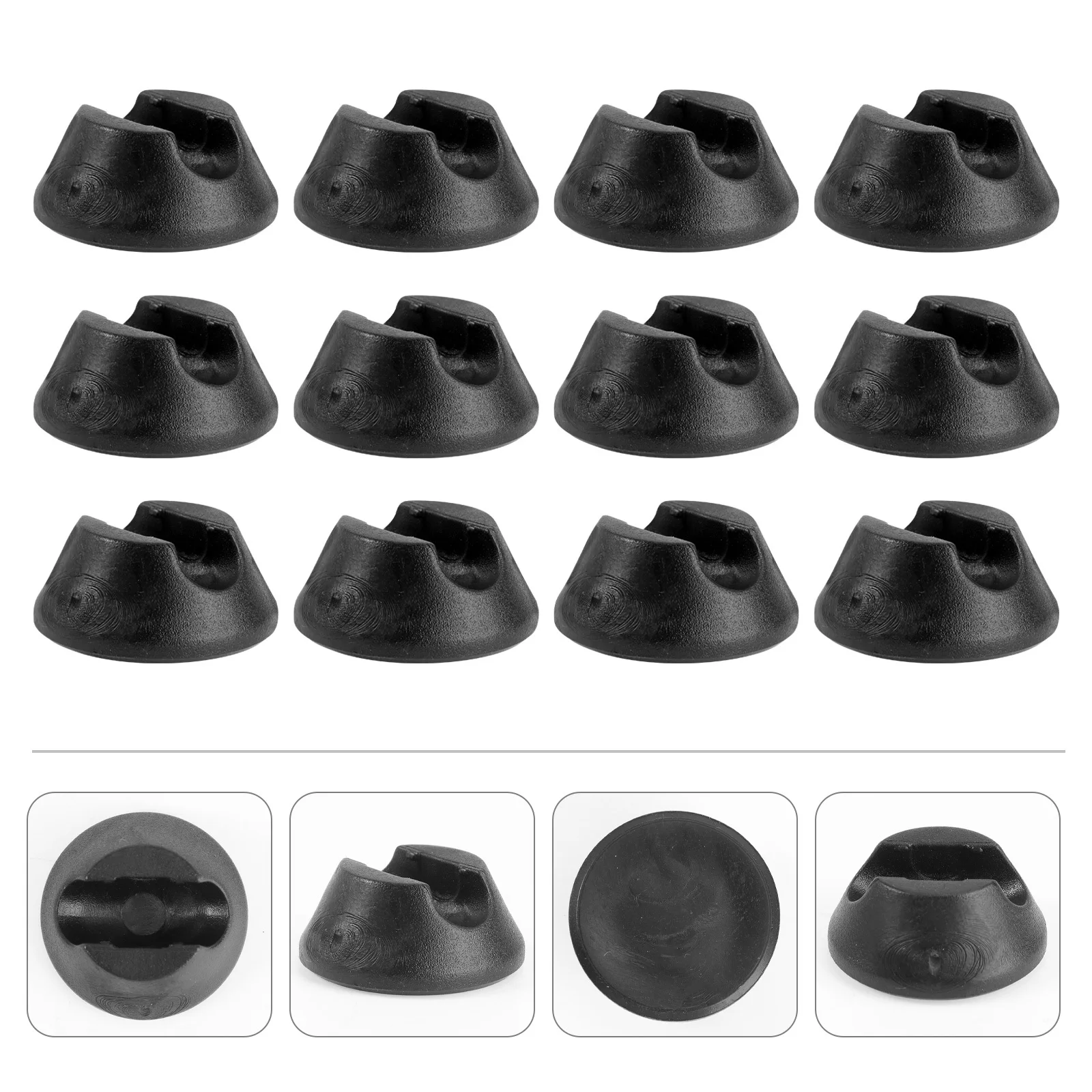 

12pcs Anti-Slip Chair Leg Covers Non-Skid Furniture Footpad For Hardwood Tile Floors Chair Feet Protectors Table Leg Mats